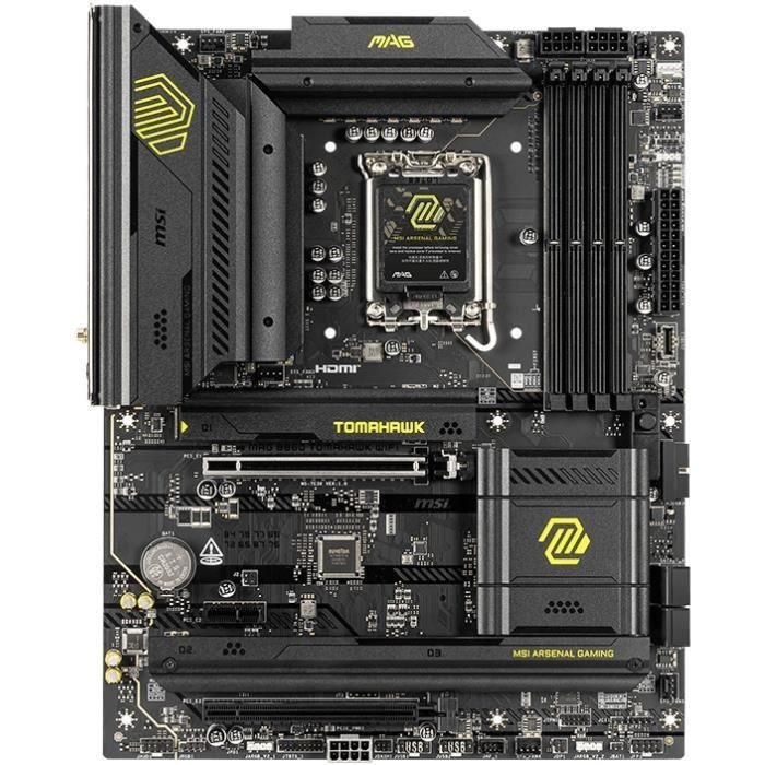 MSI MAG B860 TOMAHAWK WiFi Placa Base, LGA 1851, Intel B860, DDR5, Wi-Fi 7, LAN 5G, Thunderbolt 4, 911-7E39-001 0 MSI MAG B860 TOMAHAWK WiFi Placa Base, LGA 1851, Intel B860, DDR5, Wi-Fi 7, LAN 5G, Thunderbolt 4, 911-7E39-001 0