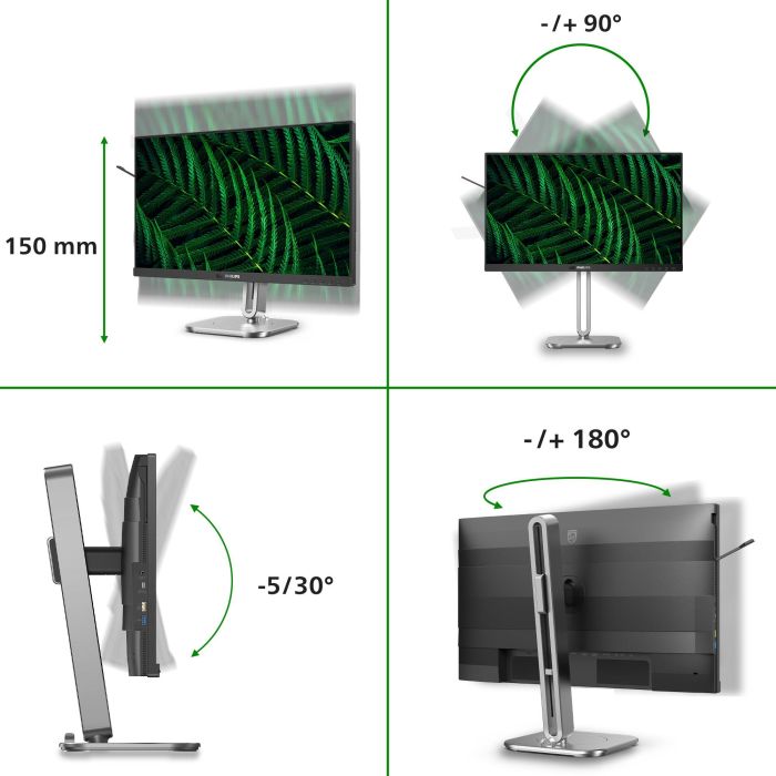 Philips 60.5cm (23.8") 24B2G5301 16:09 HDMI+DP+USB-C darkgre 3