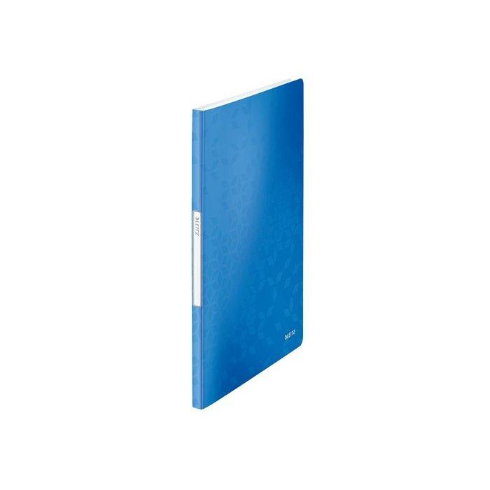 Carpeta Fundas (Tarifario) Leitz Wow Pp Flexible A4 20 F. Azul 10 unidades