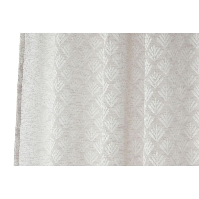 Cortina Romantico DKD Home Decor Beige 260 x 140 cm 1