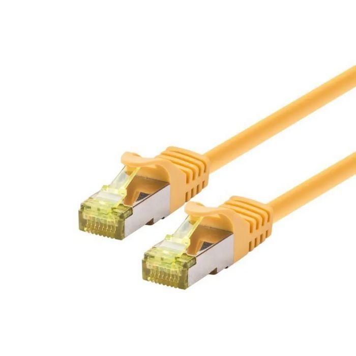 LOGON PROFESSIONAL Cable de Red CAT6A SFTP/AWG26/LSOH de 5 Metros Color Amarillo, 500Mhz, Certificado 3P LOGON PROFESSIONAL Cable de Red CAT6A SFTP/AWG26/LSOH de 5 Metros Color Amarillo, 500Mhz, Certificado 3P