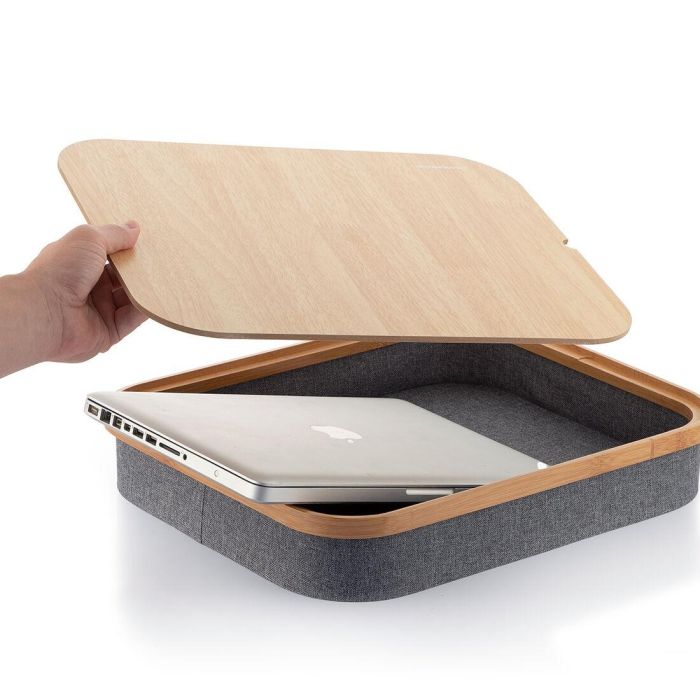 Escritorio Portátil con Bandeja de Almacenaje Larage InnovaGoods 4