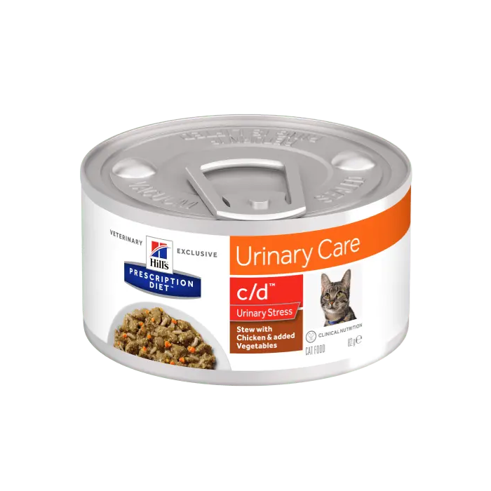 Hill'S Hpd Feline C-D Urinary Stress Estofado Caja 24x82 gr