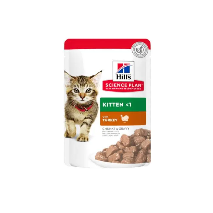 Hill'S Hsp Feline Kitten Pavo Pouch Caja 12x85 gr