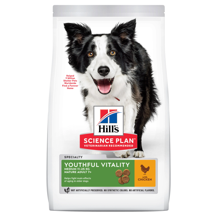 Hill'S Hsp Canine Mature Vitality Medium Pollo 14 kg