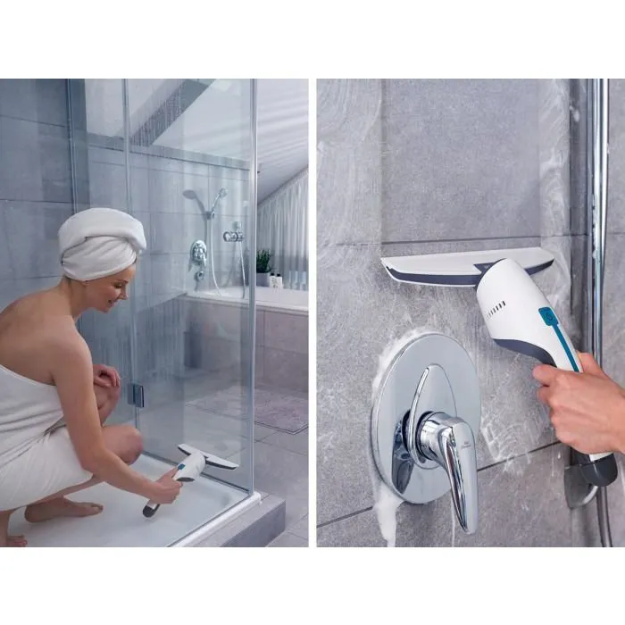 Leifheit Aspirador de Baño y Cristal Nemo 51035 - Limpieza sin esfuerzo, 45 min Autonomía, Diseño Ergonómico 2