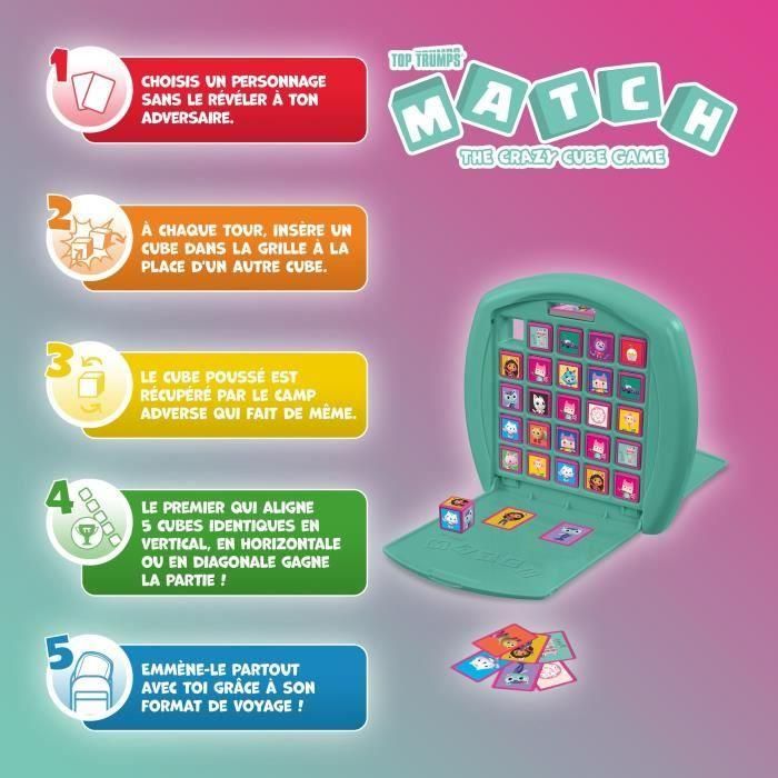 Match Gabby y la Casa Mágica - Juego de mesa - MOVIMIENTOS GANADORES - Juego de observación y táctica 3 Match Gabby y la Casa Mágica - Juego de mesa - MOVIMIENTOS GANADORES - Juego de observación y táctica 3