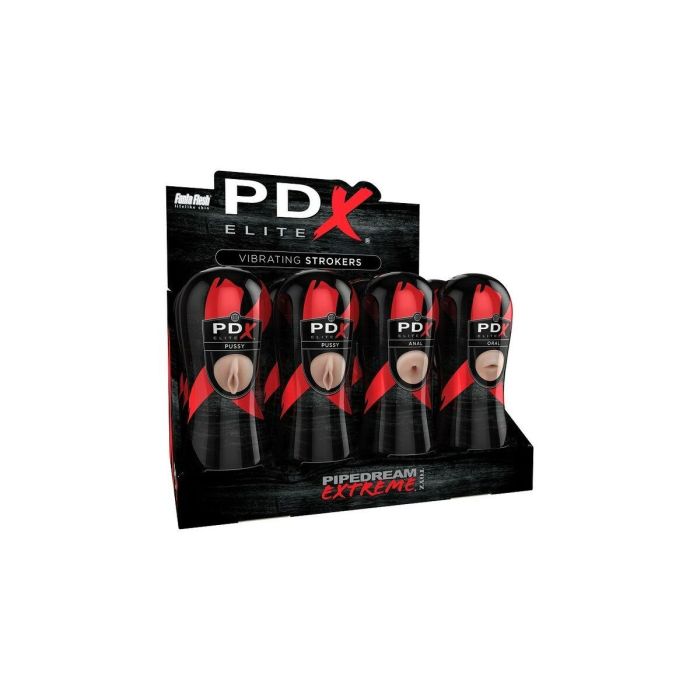 Masturbador Masculino Pipedream VIBRATING STROKER DISPLAY Negro 0 Masturbador Masculino Pipedream VIBRATING STROKER DISPLAY Negro 0