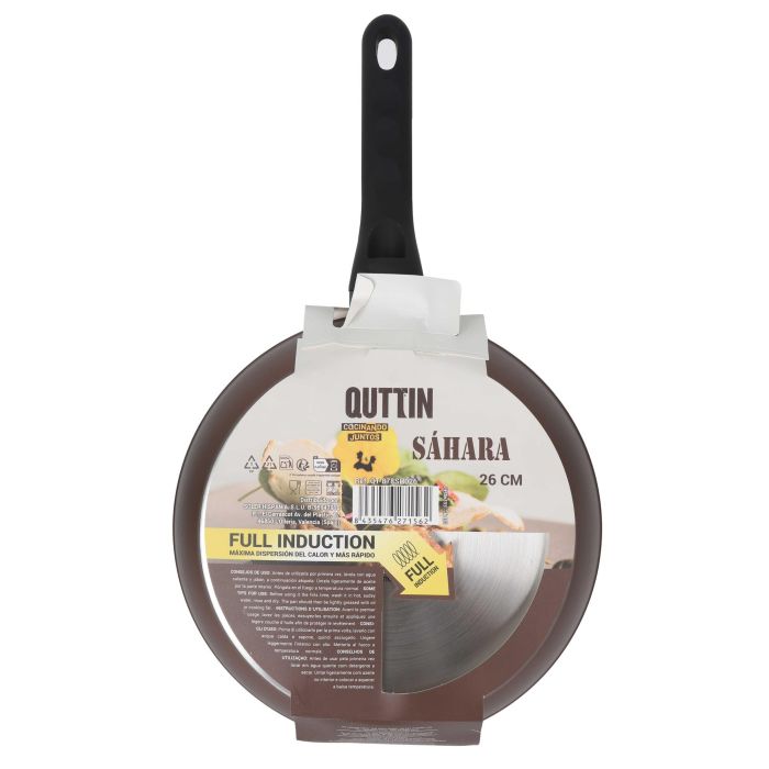 Sartén de aluminio forjado 26 cm M/Soft Full Saha - Quttin (6 Unidades) 4 Sartén de aluminio forjado 26 cm M/Soft Full Saha - Quttin (6 Unidades) 4