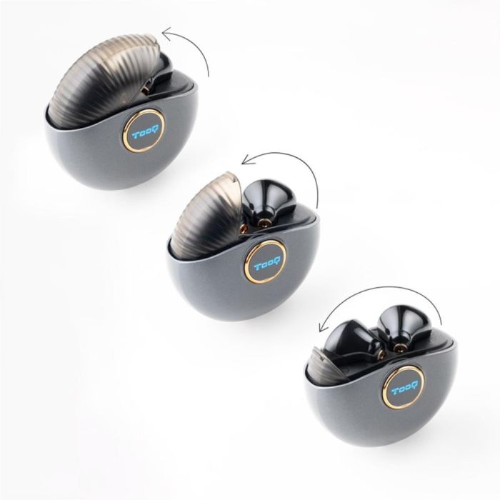Tooq Auriculares Tqbwh - 0060 Inalámbricos Bluetooth 5.3 Intraurales con Micrófono, Estuche de Carga, Gris/Negro 1 Tooq Auriculares Tqbwh - 0060 Inalámbricos Bluetooth 5.3 Intraurales con Micrófono, Estuche de Carga, Gris/Negro 1