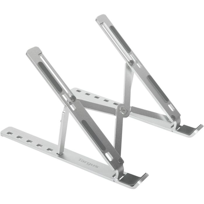 Targus AWE810GL Soporte de Aluminio para ordenador portátil, compatible con pantallas de 10 a 15.6 pulgadas, Plegable y con 6 ajustes de altura.