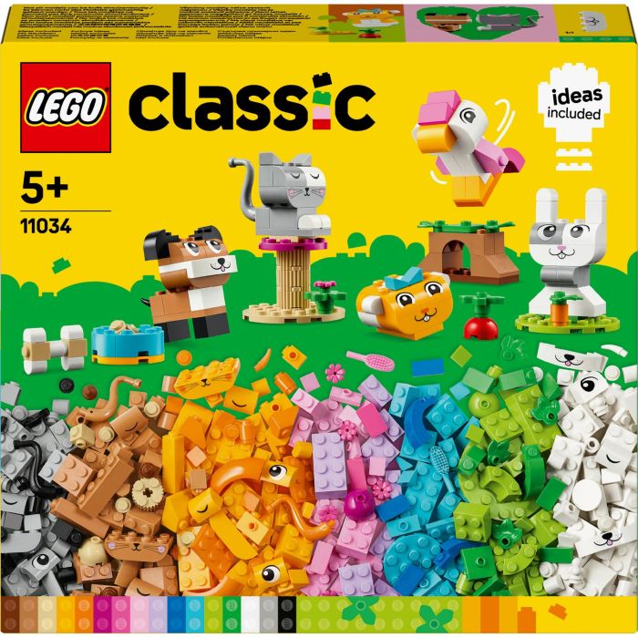 Lego Classic Juego de Construcción Mascotas Creativas para Niños de 5 años y más