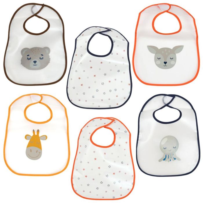 Tom et Zoe Babero Impermeable Plastificado 23,5X32,5 Puericultura 2