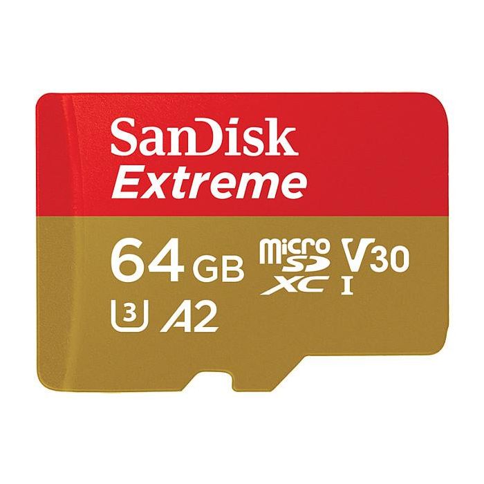 Sandisk Extreme 64 GB Microsdxc Uhs-I Class 10 Sandisk Extreme 64 GB Microsdxc Uhs-I Class 10