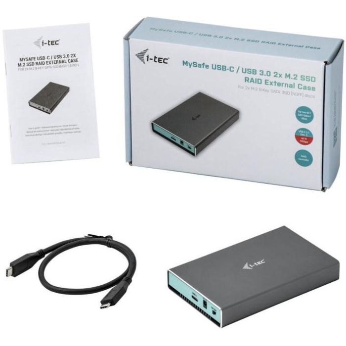 Carcasa para Disco Duro i-Tec CAMYSAFEDUALM2 3