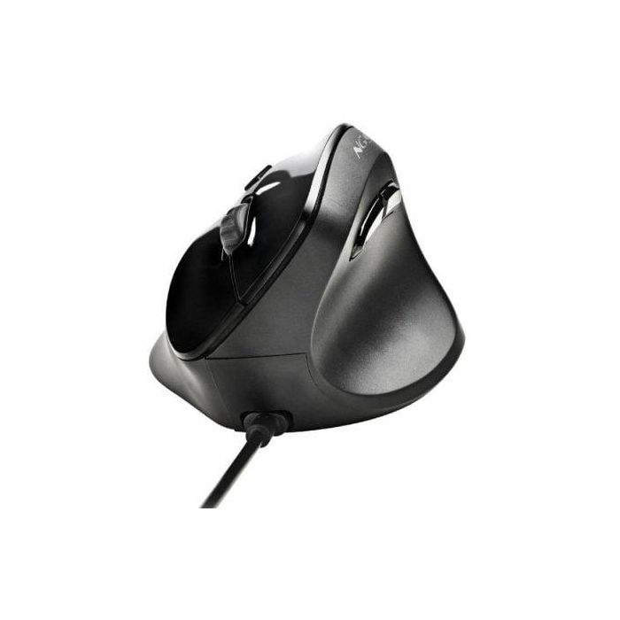 NGS Samsara Ratón Vertical Ergonómico Con Cable, Sensor Láser, Botones Silenciosos, 5 Botones, Hasta 3200 DPI, Para Diestros 2 NGS Samsara Ratón Vertical Ergonómico Con Cable, Sensor Láser, Botones Silenciosos, 5 Botones, Hasta 3200 DPI, Para Diestros 2