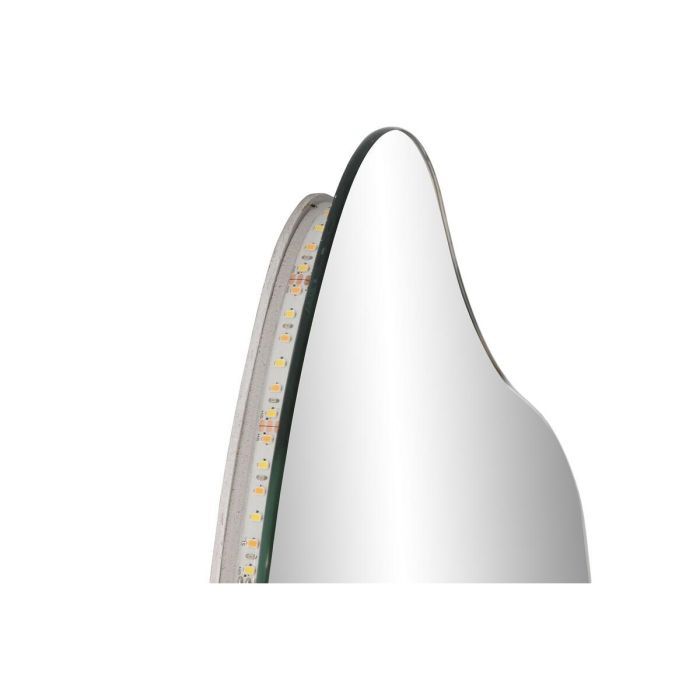 DKD Home Decor Espejo Moderno LED Táctil 3 Tonos de Luz IP44 Resistente Humedad 130x50 cm 2