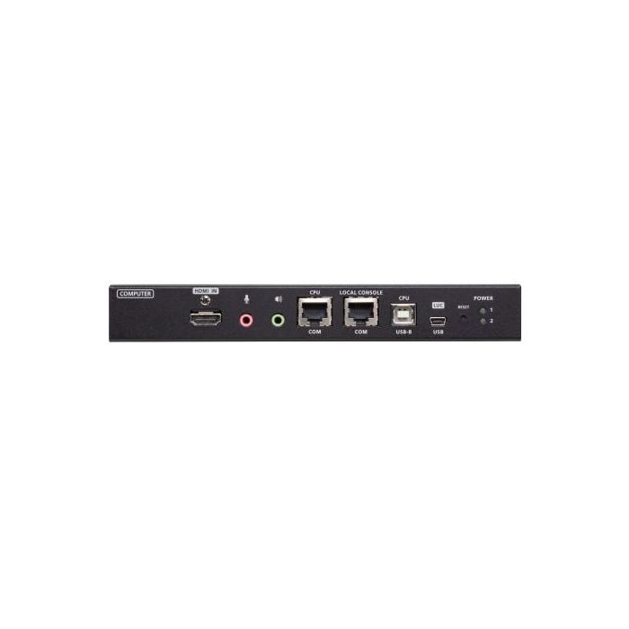 ATEN CN9850-AT-G Interruptor KVM sobre IP de 1 Puerto HDMI 4K, Acceso Remoto/Local, Virtual Media, Redundancia de Alimentación/LAN, Audio, Reinicio Remoto y Control RS-232 1