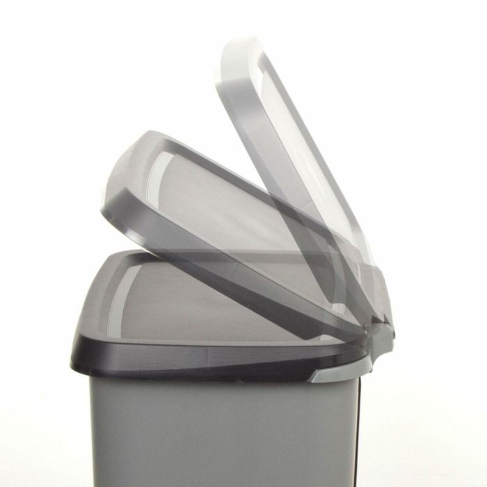 Cubo de basura Curver Gris oscuro Plástico 25 L (5 Unidades) 1 Cubo de basura Curver Gris oscuro Plástico 25 L (5 Unidades) 1