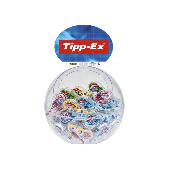 Corrector Cinta Tippex Mini Pocket Mouse Fash Bubble Expositor De 40