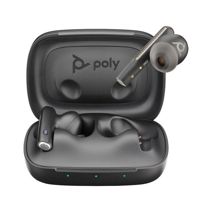 HP Poly Voyager Free 60 UC M Carbon Black Earbuds +BT700 USB-C Adapter +Basic Charge Case Auriculares Inalámbricos para Trabajo 3