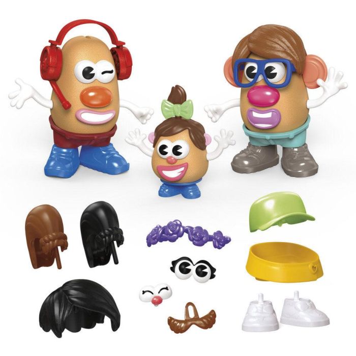 Playskool F9408 Potato Head Crea Tu Familia - Set de 3 Cuerpos (2 Grandes, 1 Pequeño) y 41 Accesorios Mix & Match para Niños +2 años 2 Playskool F9408 Potato Head Crea Tu Familia - Set de 3 Cuerpos (2 Grandes, 1 Pequeño) y 41 Accesorios Mix & Match para Niños +2 años 2