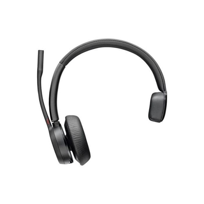 Poly 77Y93AA Auricular Inalámbrico Voyager 4310 Microsoft Teams con Micrófono, Adaptador BT700, Base de Carga, Monoaural, Negro Poly 77Y93AA Auricular Inalámbrico Voyager 4310 Microsoft Teams con Micrófono, Adaptador BT700, Base de Carga, Monoaural, Negro