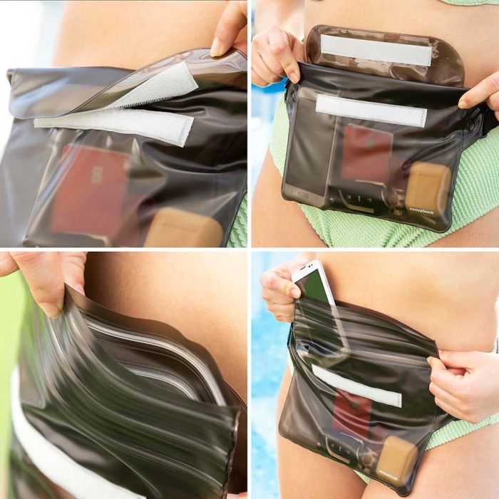 Bolsa Riñonera Impermeable con Correa Ajustable Wannis InnovaGoods 2 Unidades 5 Bolsa Riñonera Impermeable con Correa Ajustable Wannis InnovaGoods 2 Unidades 5