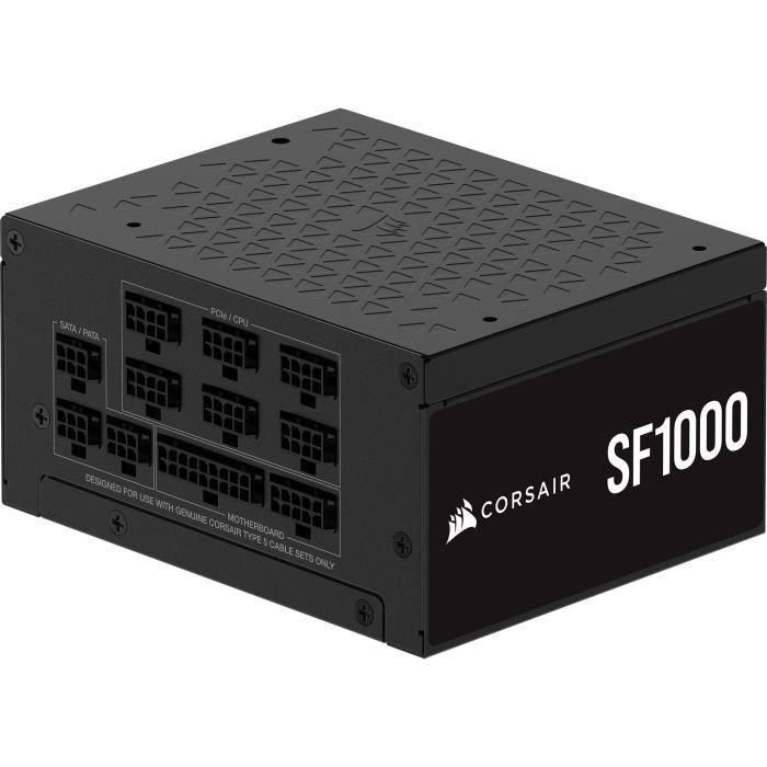 Fuente de alimentación modular SFX - CORSAIR - Serie SF SF1000 - 80 PLUS Platinum Fuente de alimentación modular SFX - CORSAIR - Serie SF SF1000 - 80 PLUS Platinum