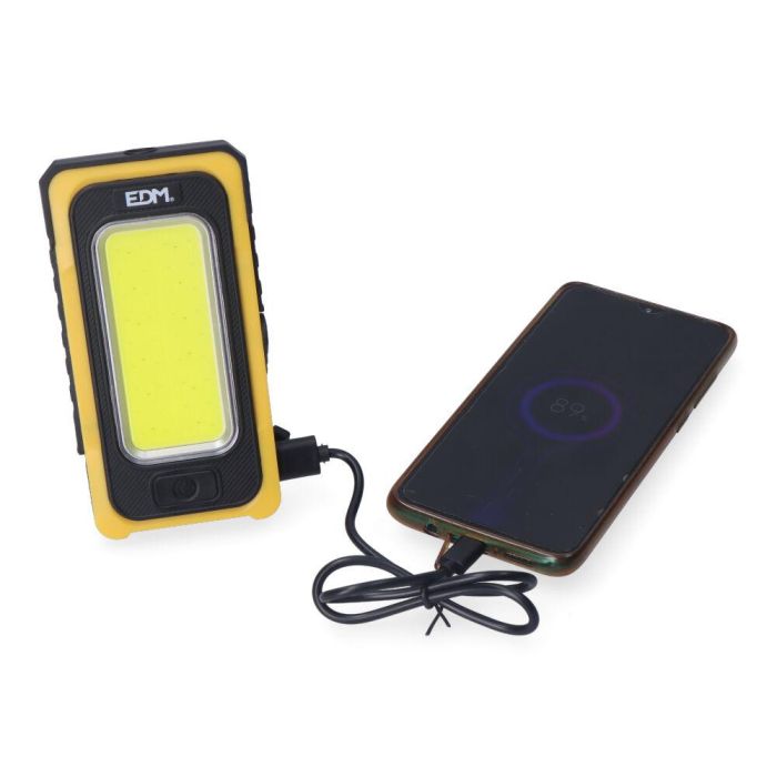 Linterna led solar recargable con gancho e imán cob 10 W 750lm 3 Linterna led solar recargable con gancho e imán cob 10 W 750lm 3