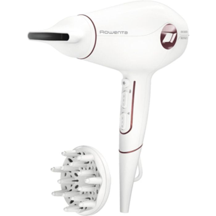 Secador de Pelo Rowenta CV6135 HIBIDRO VOLUMIZER Blanco 1800 W Secador de Pelo Rowenta CV6135 HIBIDRO VOLUMIZER Blanco 1800 W