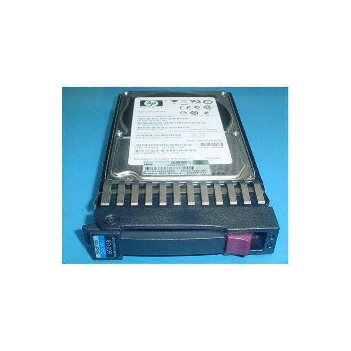 Hewlett Packard Enterprise 500GB, 7200RPM, SAS, 2.5" 1 Hewlett Packard Enterprise 500GB, 7200RPM, SAS, 2.5" 1