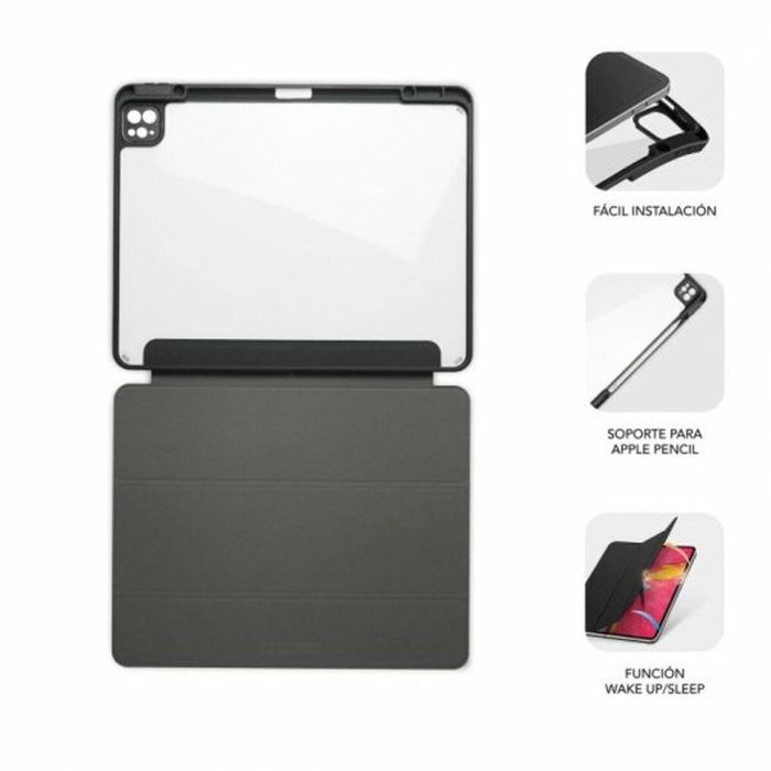 Subblim SUBCST-5SC400 Funda Clear Shock Negra para iPad Pro 11" (2020-2022) y Air 4/5 Gen con Soporte y Ranura Apple Pencil 7 Subblim SUBCST-5SC400 Funda Clear Shock Negra para iPad Pro 11" (2020-2022) y Air 4/5 Gen con Soporte y Ranura Apple Pencil 7