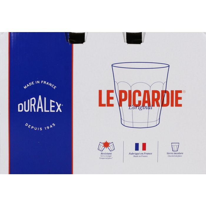 Duralex Set 6 Vasos Transparentes 25 cl Colección Picardie (12 Cajas) 3