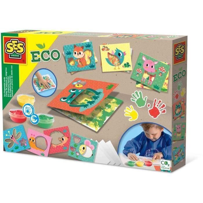 Tarjetas Eco para Pintar con los Dedos - SES CREATIVE - Exprésate pintando con los dedos y hojas de papel. Tarjetas Eco para Pintar con los Dedos - SES CREATIVE - Exprésate pintando con los dedos y hojas de papel.