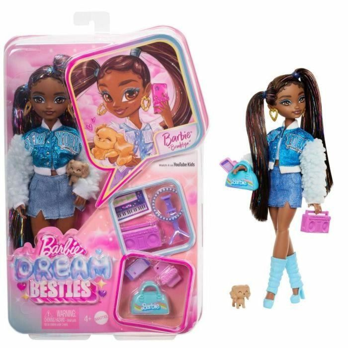 BARBIE Dream Team Brooklyn - Muñeca y 8 accesorios - Barbie - HYC22