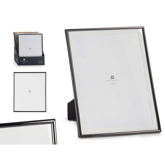 Giftdecor Portafotos de acero negro con cristal 20x25 cm (12 Unidades) Giftdecor Portafotos de acero negro con cristal 20x25 cm (12 Unidades)