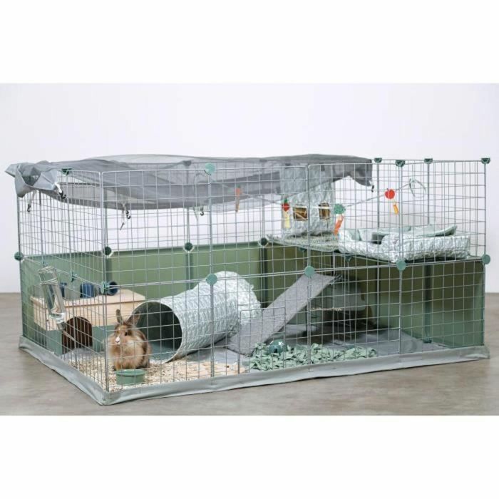 ZOLUX ZOL1713272885618 Recinto Modular Neo Park para Conejos y Pequeños Animales 140x105x70 cm (1,84 m²) 4