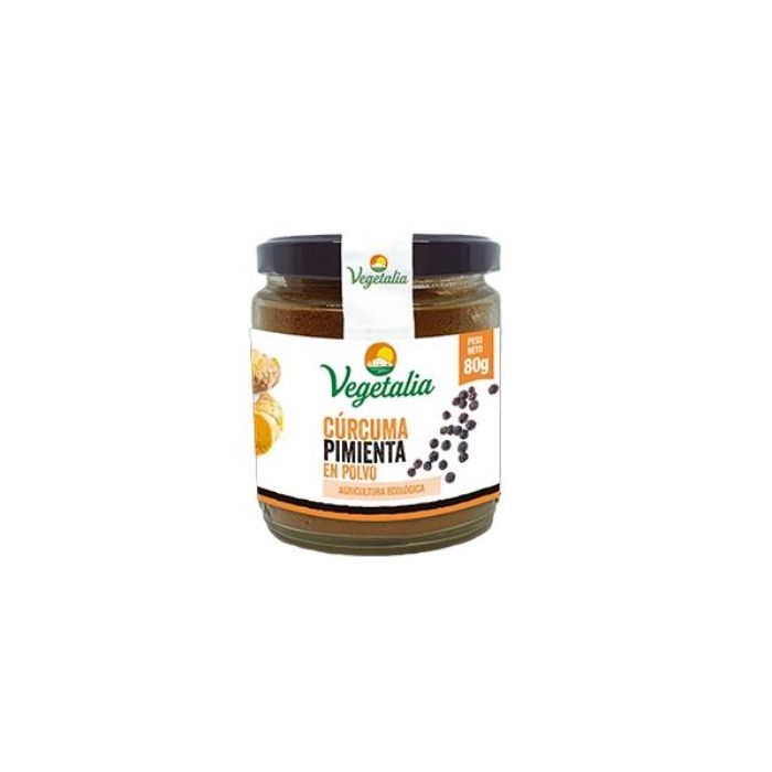 Curcuma+Pimienta Negra Polvo 80Gr. Bio