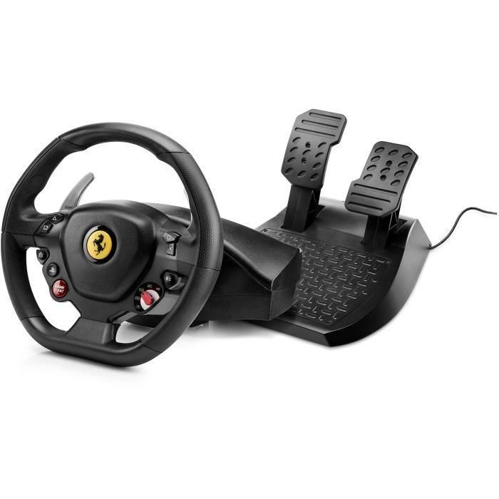 Mando Gaming Inalámbrico Thrustmaster T80 Ferrari 488 GTB Edition Negro PlayStation 4 Mando Gaming Inalámbrico Thrustmaster T80 Ferrari 488 GTB Edition Negro PlayStation 4