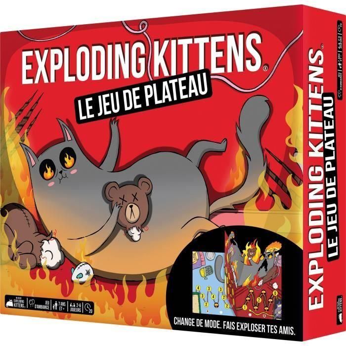 Asmodee Exploding Kittens: El juego de mesa de cartas - ASM0810171410559 1 Asmodee Exploding Kittens: El juego de mesa de cartas - ASM0810171410559 1