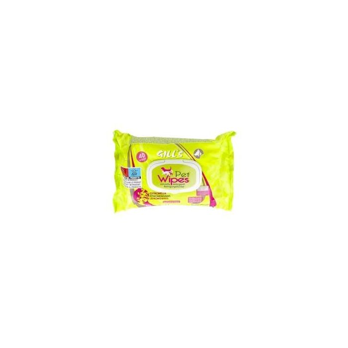 Nayeco Toallitas Húmedas XL con Aroma a Citronela Gill's 30x20cm