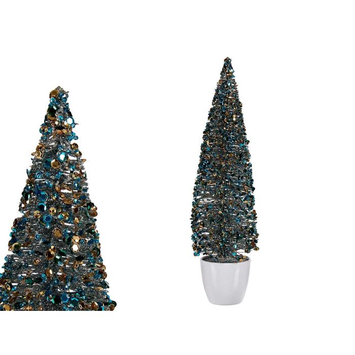 Árbol con piedra grande azul Krist+ 10x38x10 cm, plástico, colores azul y oro (6 Unidades) Árbol con piedra grande azul Krist+ 10x38x10 cm, plástico, colores azul y oro (6 Unidades)