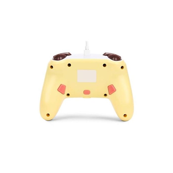 Power A 1522661-01 Mando con Cable Mejorado para Nintendo Switch - Diseño Pikachu, Botones Asignables, Cable USB-C 3m 3