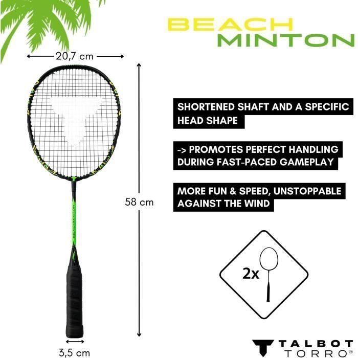 Juego de minton de playa - SCHILDKRÖT 1 Juego de minton de playa - SCHILDKRÖT 1