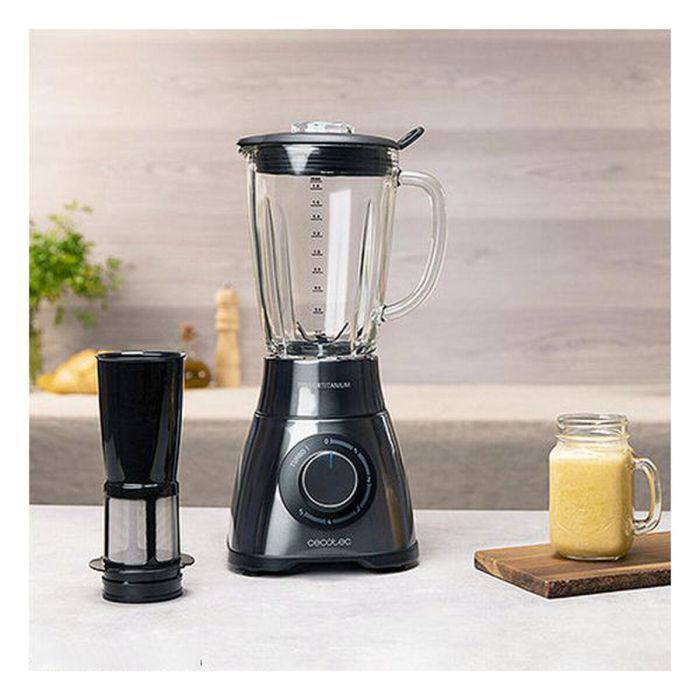 Batidora de Vaso Cecotec Power Black Titanium 1500 PerfectMix 1,8 L 1500W 1500 W 2 Batidora de Vaso Cecotec Power Black Titanium 1500 PerfectMix 1,8 L 1500W 1500 W 2
