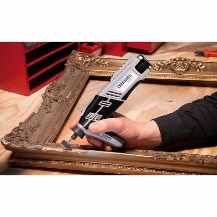 Dremel Mango de Precisión Adicional 577 con Plantilla y Cortador de Grabado para Multiusos 3 Dremel Mango de Precisión Adicional 577 con Plantilla y Cortador de Grabado para Multiusos 3