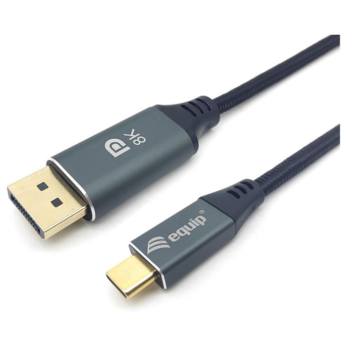 EQUIP CABLE USB-C A DISPLAYPORT 1.4 MACHO MACHO 3M 8K/60Hz EQUIP CABLE USB-C A DISPLAYPORT 1.4 MACHO MACHO 3M 8K/60Hz