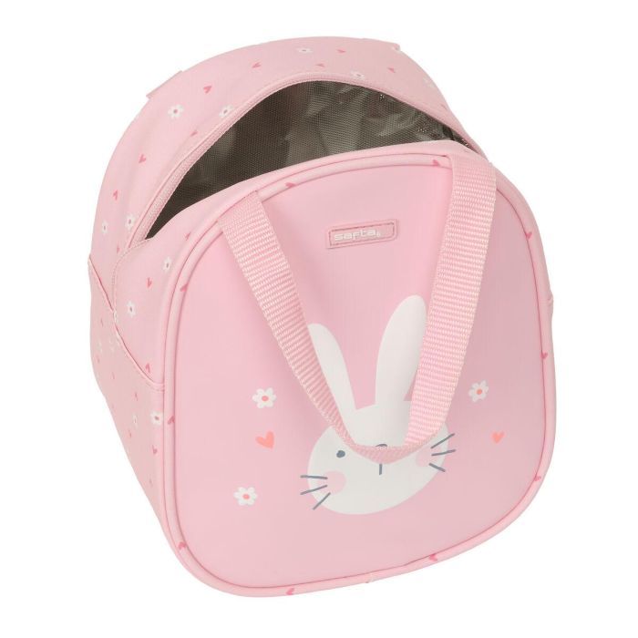 Portameriendas Térmico Safta Conejo Rosa 19 x 22 x 14 cm 2 Portameriendas Térmico Safta Conejo Rosa 19 x 22 x 14 cm 2