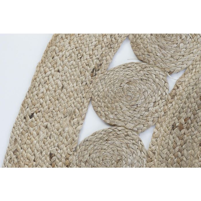 Alfombra Tropical DKD Home Decor Marron Claro 160 x 0.5 x 160 cm 1 Alfombra Tropical DKD Home Decor Marron Claro 160 x 0.5 x 160 cm 1